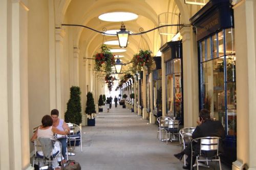 veiw from top of Royal Opera Arcade